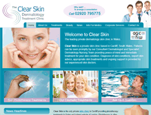 Tablet Screenshot of clearskin.uk.com